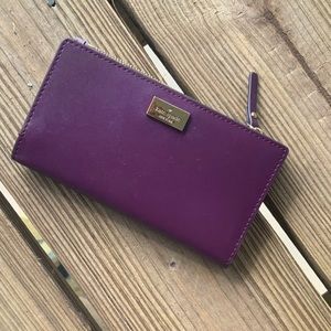 Kate Spade Large Purple/Pink Wallet